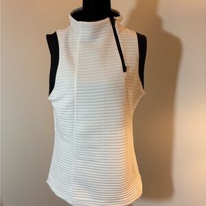 Under Armour Ribbed White Sleeveless Top